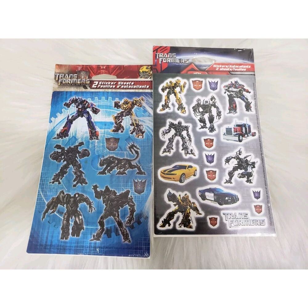 LOT 2 PACKS Transformers stickers American Greetings Revenge Of The‎ Fallen